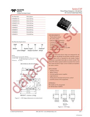 E3P48A50 datasheet  